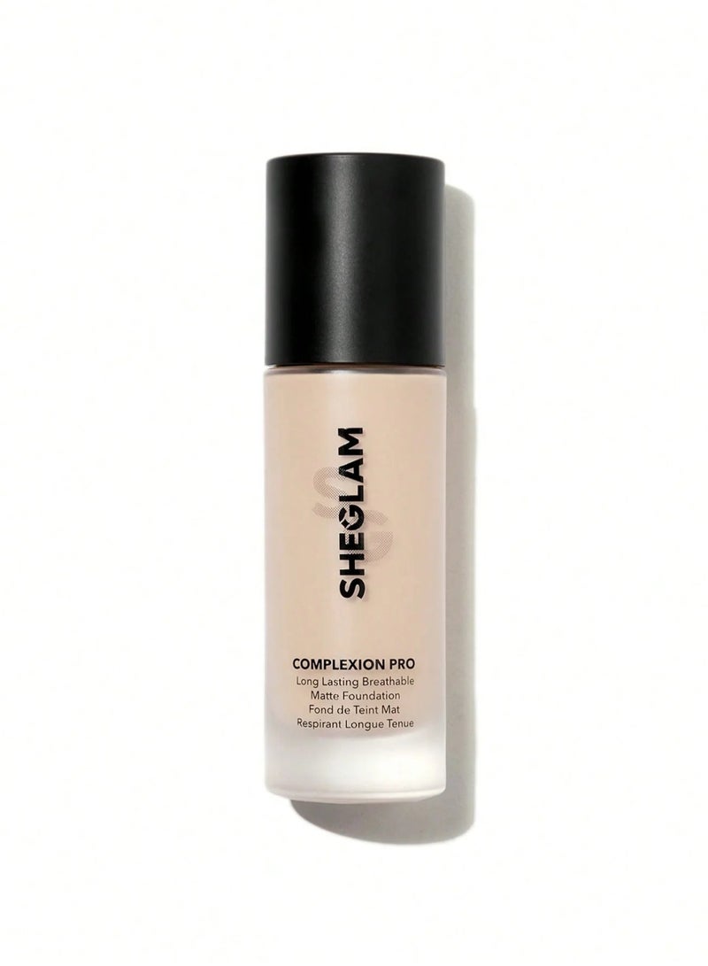 SHEGLAM Complexion Pro Long Lasting Breathable Matte Foundation Fair - Image 1