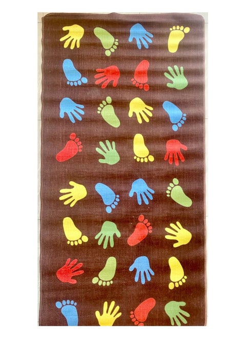 DECOMAT LOOP MOTRICITY FEETS & HANDS 2 DICE CROMOJET 100x200cm Belgium Design