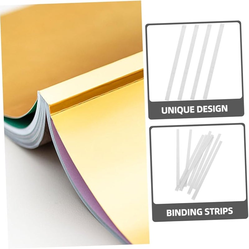 GANAZONO 10pcs Book Repair Tape 29x1.5cm Flexible Thermal Glue Strips for Binding Books Magazines Documents - Image 3