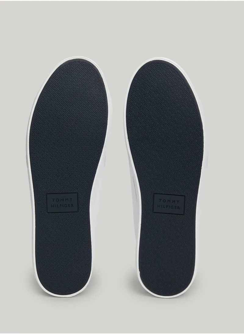 تومي هيلفيغر Essential Leather Platform Trainers