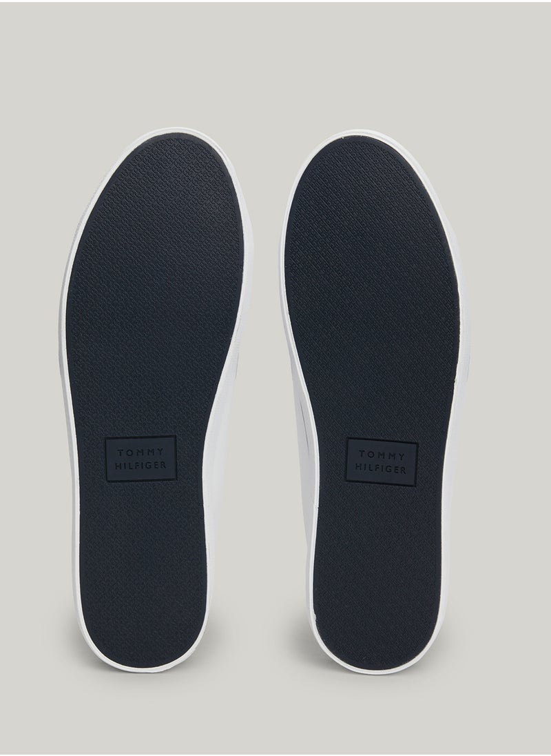 TOMMY HILFIGER - TH HI VULC CORE LOW LEATHER - Image 1