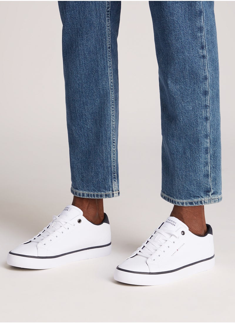 TOMMY HILFIGER - TH HI VULC CORE LOW LEATHER - Image 1