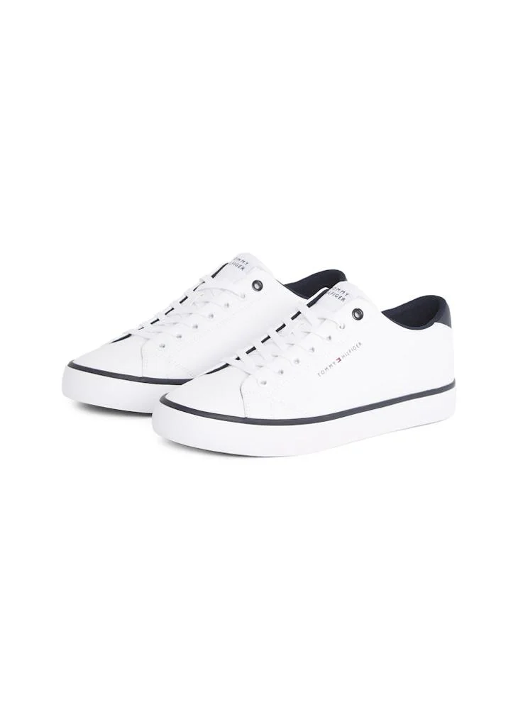 تومي هيلفيغر Essential Leather Platform Trainers