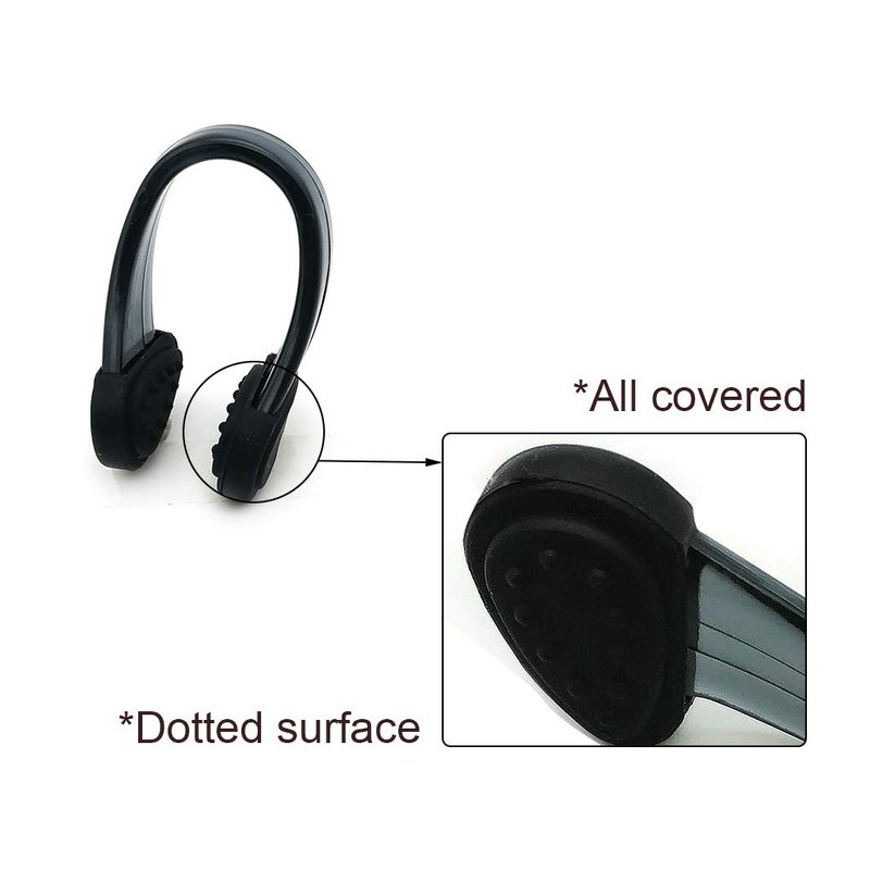 Zooshine Silicone Waterproof Swimming Nose Clips Pool Nose Plugs for Adults with Box Packed, Set of 4 - Image 3
