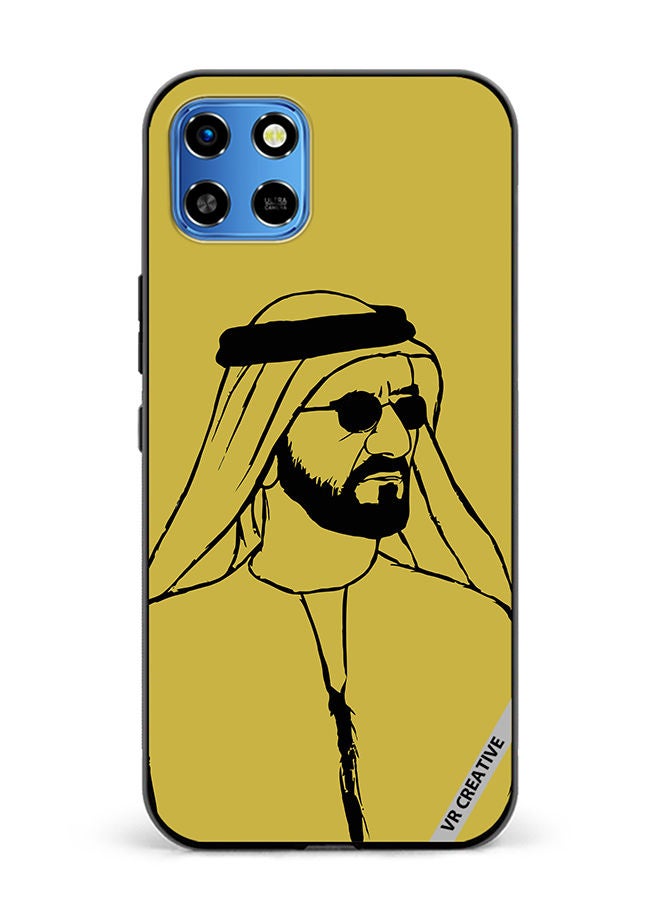 VR CREATIVE Protective Case Cover For Infinix Smart 6 HD Sheikh Mohammed Bin Rashid Al Maktoum Design Multicolour - Image 1