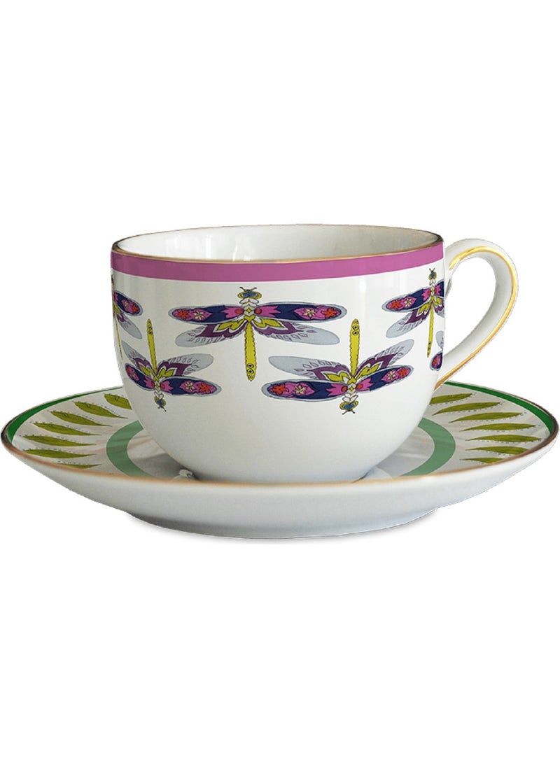Baci milano Amazonia Teacup and Saucer 