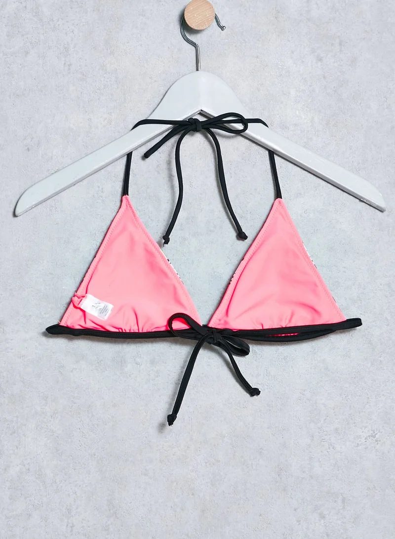 SOUTH BEACH Pineapple Print Bikini Set