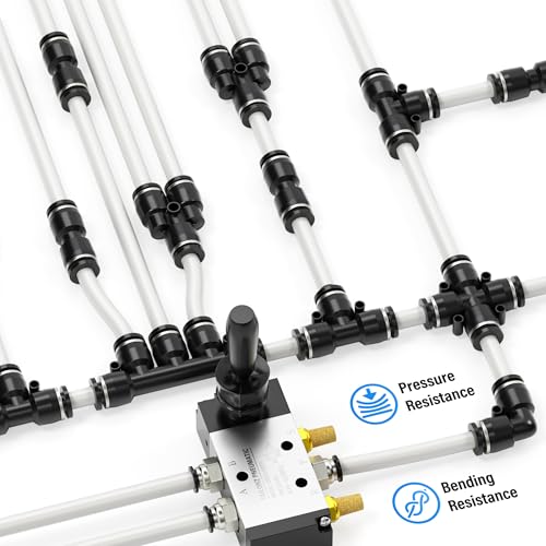 TAILONZ PNEUMATIC Air Line 1/4 inch od Clear Pneumatic Nylon Tube 32.8ft Air Brake Tubing Nylon Hose - Image 5