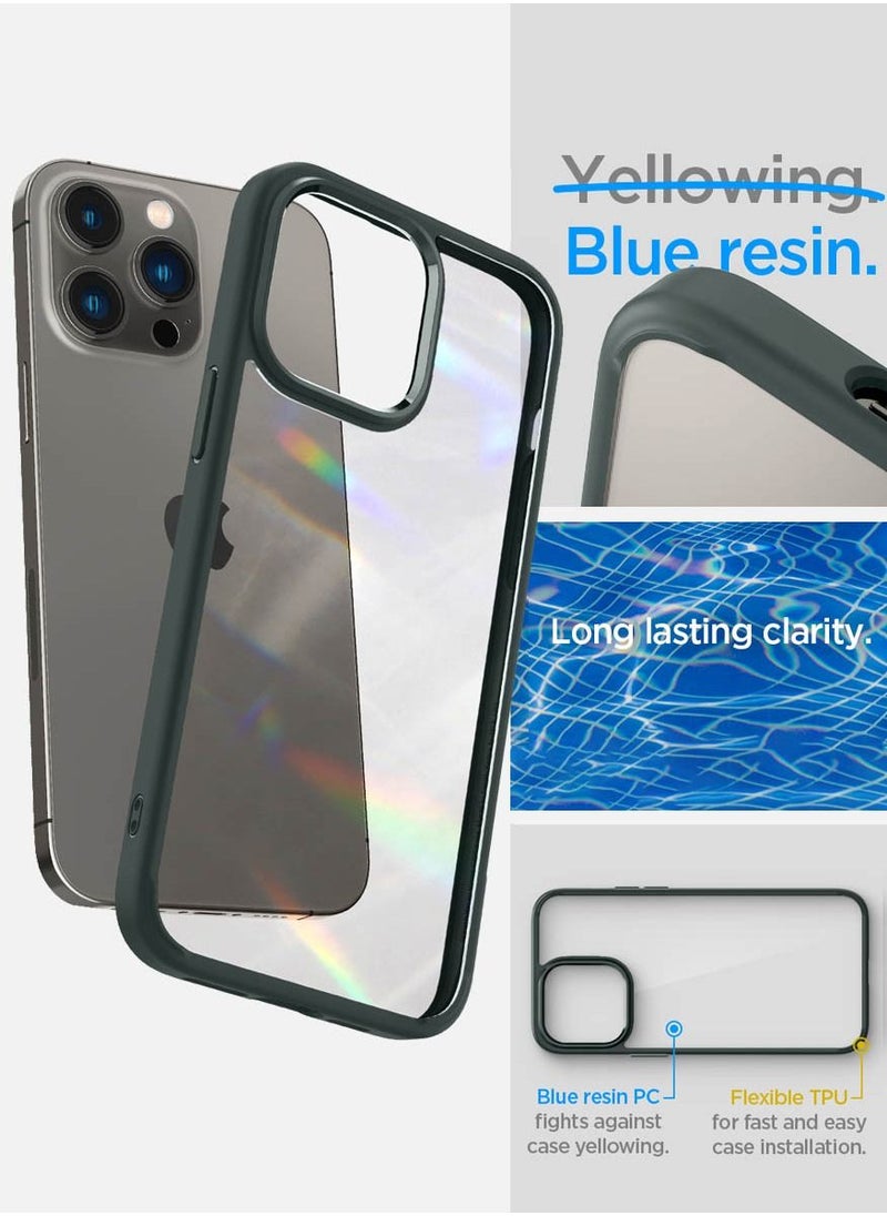 Spigen Ultra Hybrid iPhone 14 Pro Case Cover - Abyss Green  - Image 2
