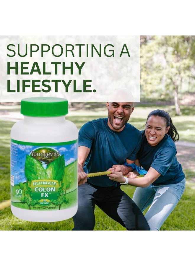 Youngevity Ultimate Colon FX™ - Proprietary Herbal Blend for Natural Colon Cleansing and Digestive Health Support - 90 Capsules (Pack of 1) - Image 4