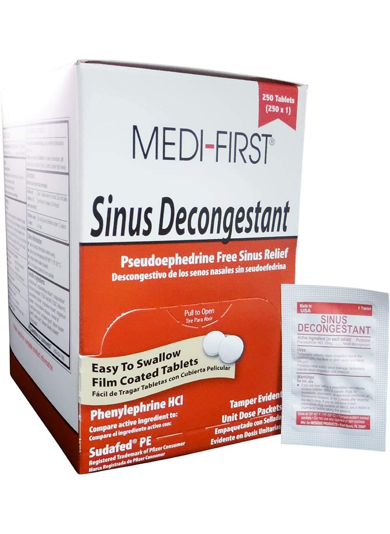 PS Medical Medi-First Sinus Decongestant 