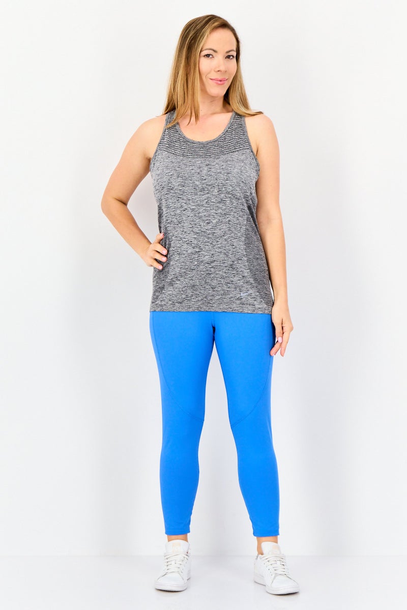 Nike Women Sportswear Fit Sleeveless Training Tank Top, Grey - Image 3