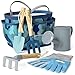 Kinderific Gardening Set Tool Kit for Kids STEM Includes Tote Bag Spade Watering Can Rake Fork Trowel and Gloves Camo Quest - Image 3