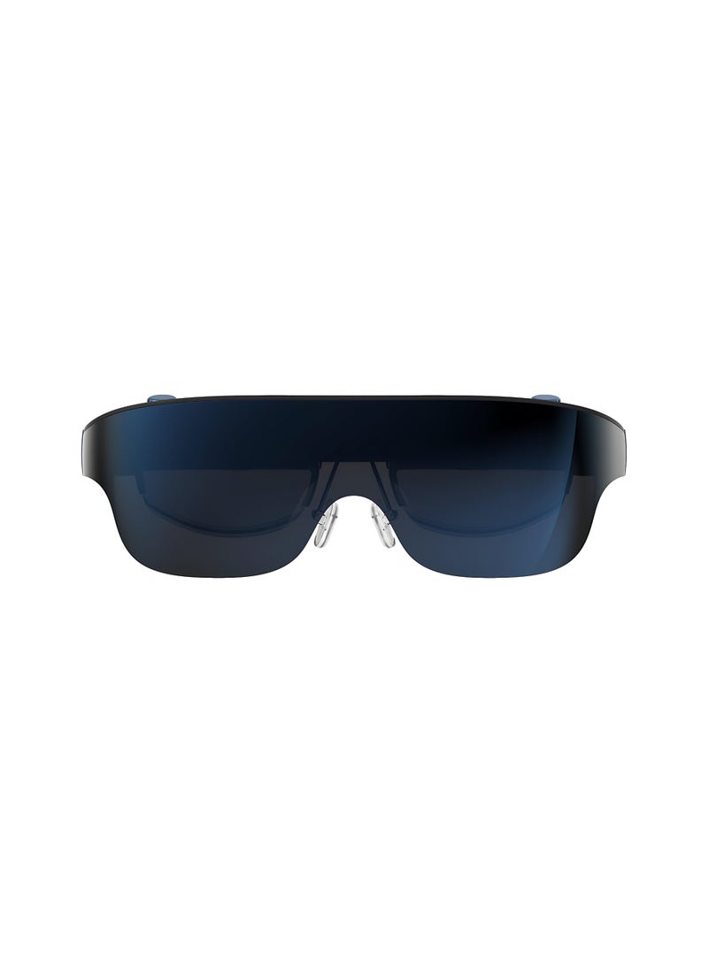 AR Movie Glass 1080P Full HD / Immerse In Augmented Reality 2/3D Ultra  / Accelerometers, Gyroscopes, Magnetometers Sensor / 24 Bit-Color / Type-C Connector / Smart Glasses / AR Glasses / 41° Field of View - Blue