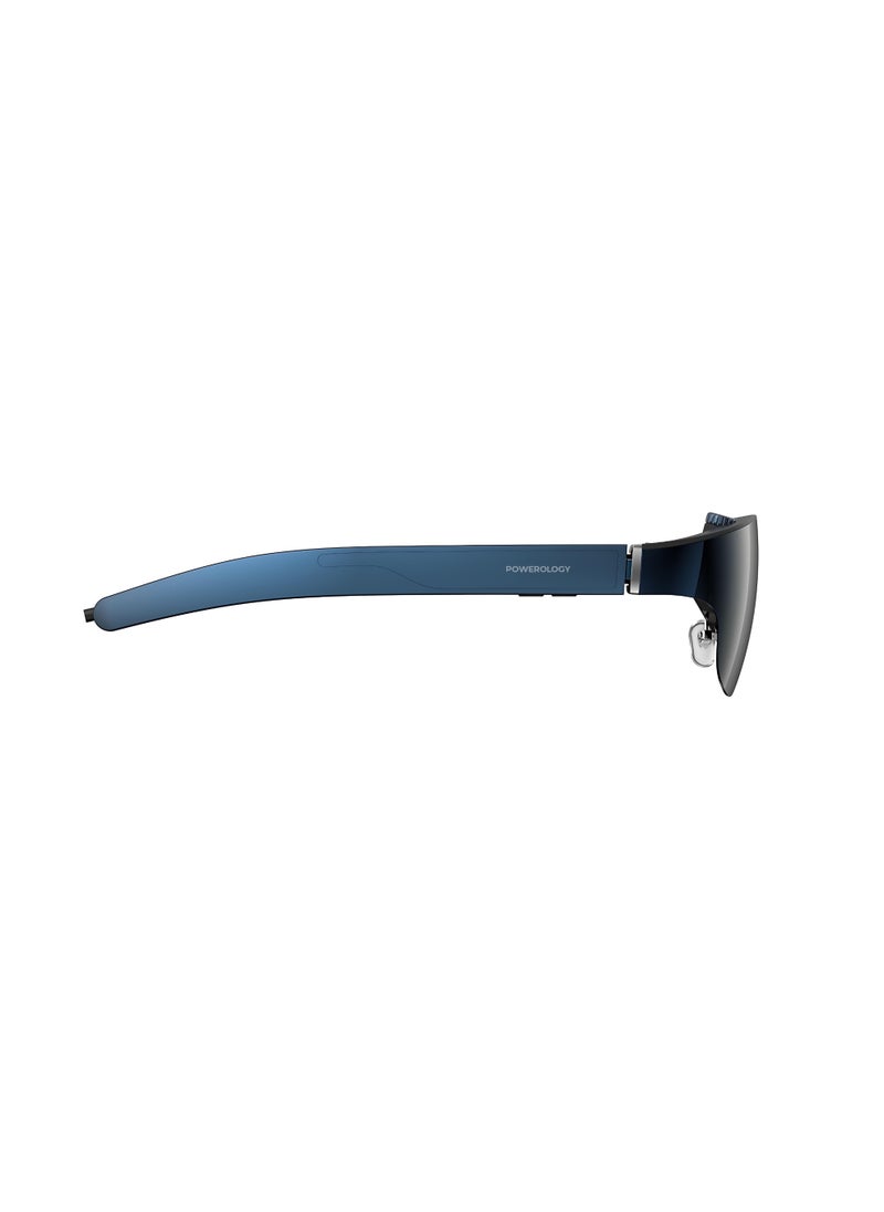 AR Movie Glass 1080P Full HD / Immerse In Augmented Reality 2/3D Ultra  / Accelerometers, Gyroscopes, Magnetometers Sensor / 24 Bit-Color / Type-C Connector / Smart Glasses / AR Glasses / 41° Field of View - Blue