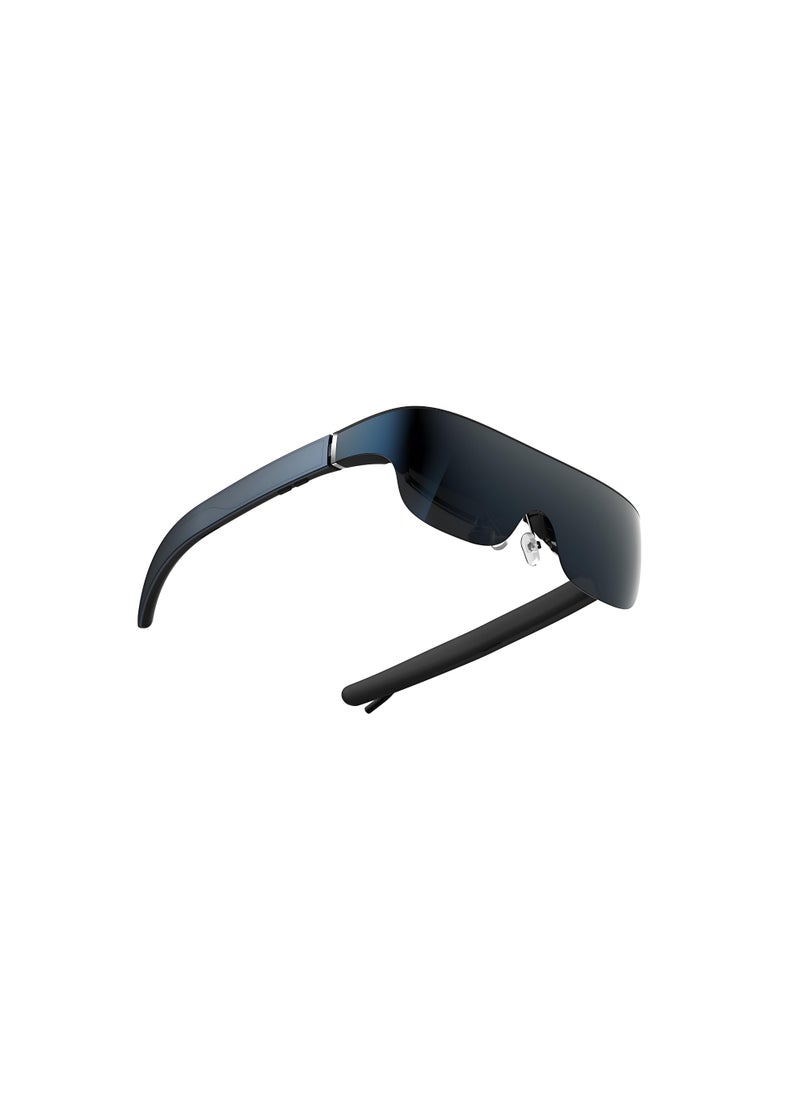 AR Movie Glass 1080P Full HD / Immerse In Augmented Reality 2/3D Ultra  / Accelerometers, Gyroscopes, Magnetometers Sensor / 24 Bit-Color / Type-C Connector / Smart Glasses / AR Glasses / 41° Field of View - Blue