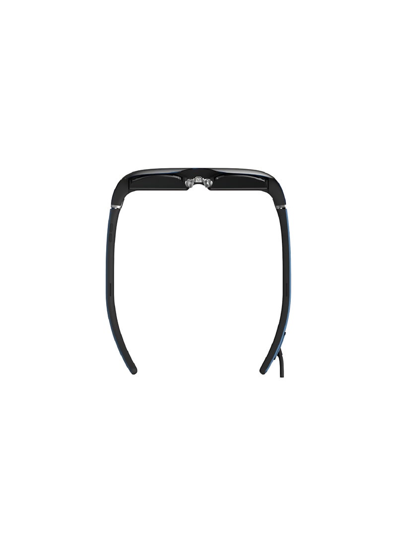 AR Movie Glass 1080P Full HD / Immerse In Augmented Reality 2/3D Ultra  / Accelerometers, Gyroscopes, Magnetometers Sensor / 24 Bit-Color / Type-C Connector / Smart Glasses / AR Glasses / 41° Field of View - Blue