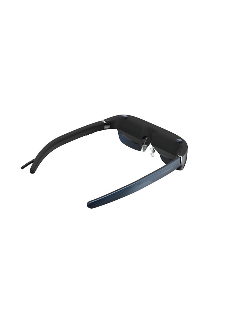 AR Movie Glass 1080P Full HD / Immerse In Augmented Reality 2/3D Ultra  / Accelerometers, Gyroscopes, Magnetometers Sensor / 24 Bit-Color / Type-C Connector / Smart Glasses / AR Glasses / 41° Field of View - Blue