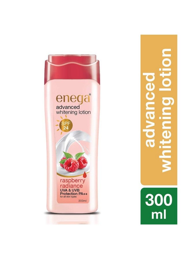 Enega Advance Whitening Sun Defense SPF 24 PA++ Lotion With Raspberry Radiance | UVA & UVB Protection - 300ML (Pack of 1) - Image 2