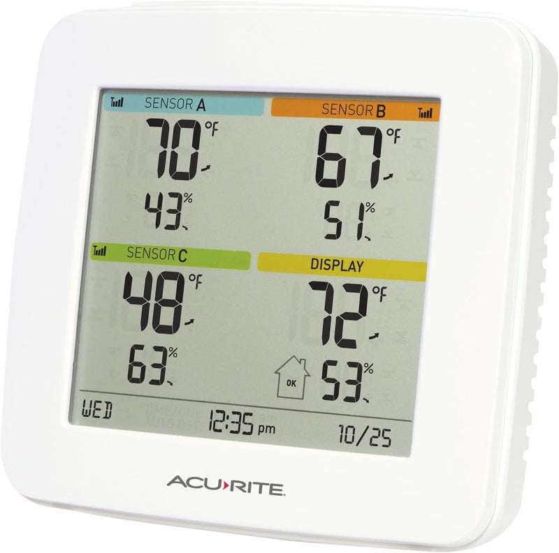 Acurite 01096M Temperature & Humidity Station with 3 Indoor/Outdoor Sensors - Image 3