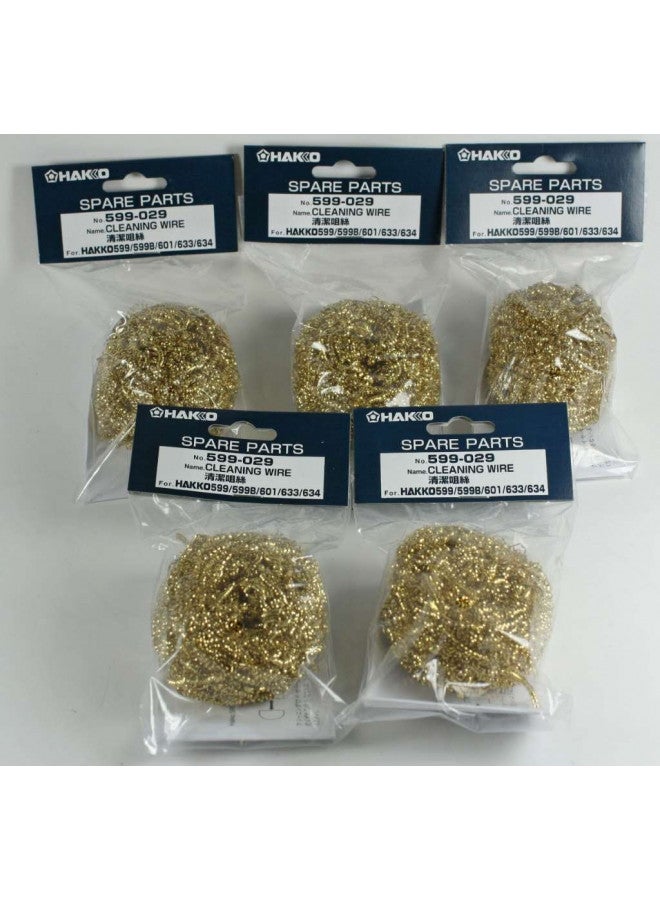 Hakko 599-029 Cleaning Wire for 599B Tip Cleaner, 5 Pack - Image 1