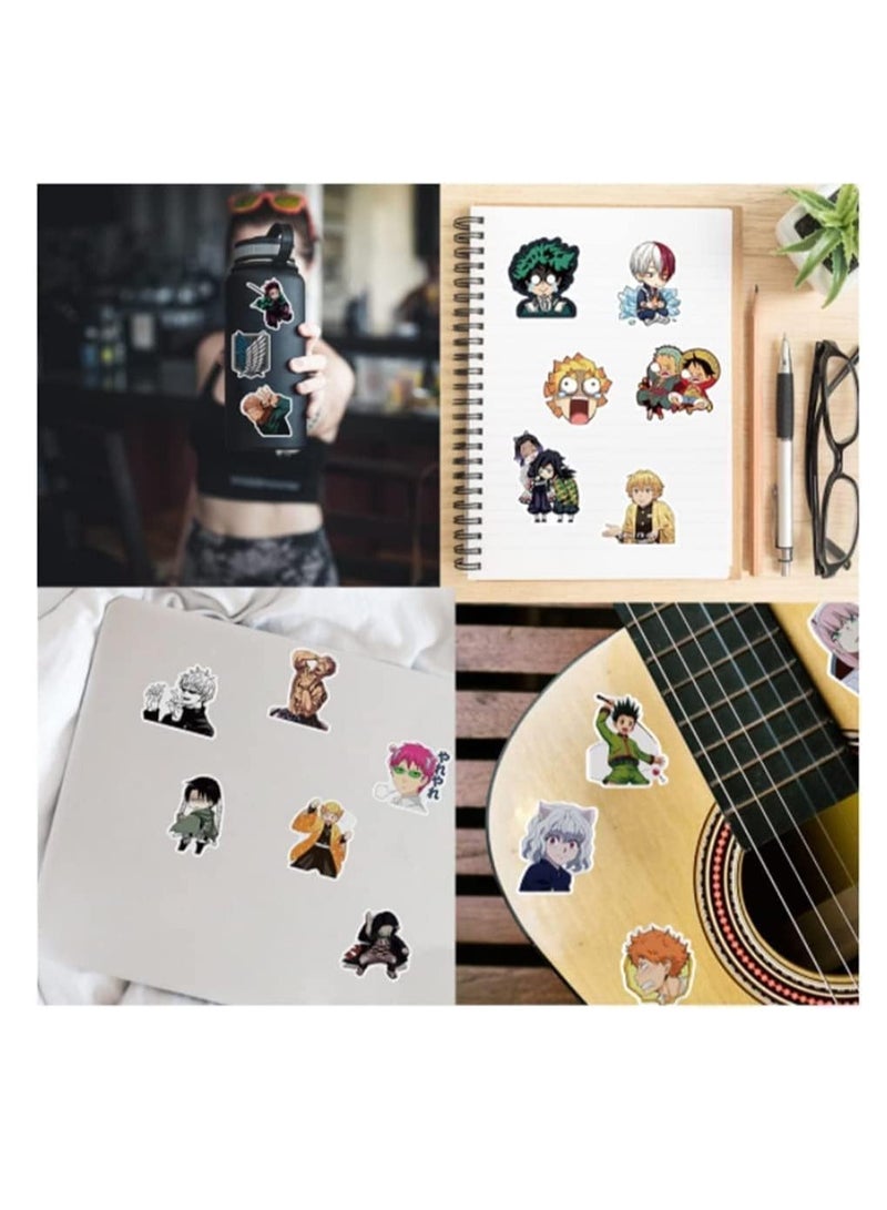 Premify Anime Stickers Mixed Pack | 300PCS Popular Classic Japanese Style for Kids Teens Adults, Themed Set Vinyl Waterproof Cartoon Decals Laptop, Skateboard, Water Bottle, Car - Image 5