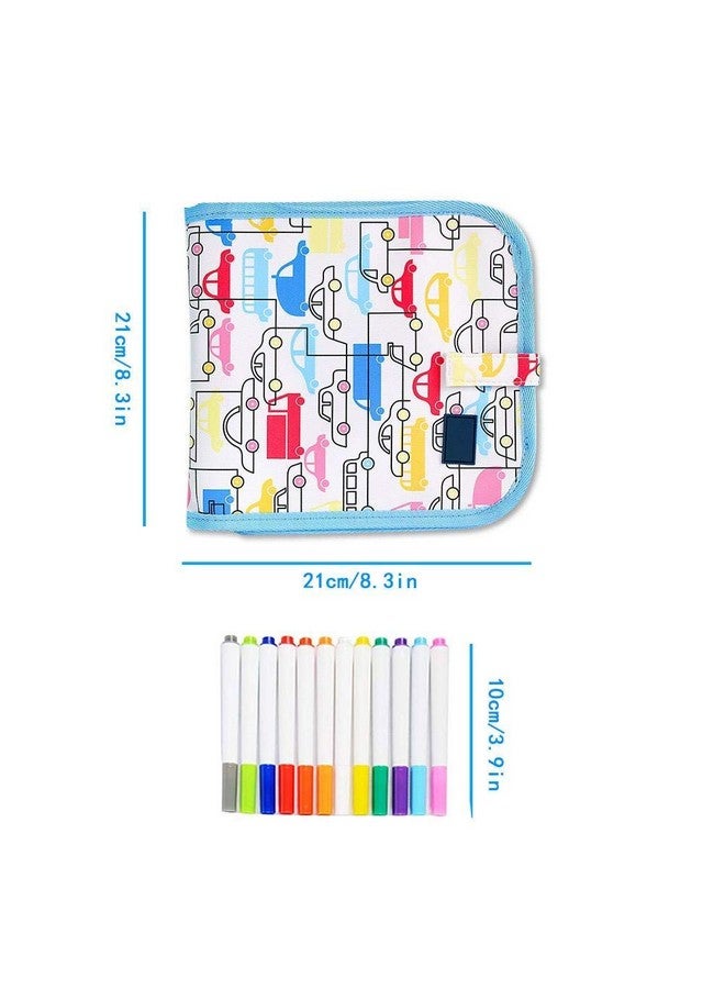 FunBlast FunBlast Erasable Doodle Slate Painting Kit for Kids Drawing Book with Wet Wipes & Colors for Kids, Colouring Doodle Slate for Kids (Color and Design May Vary) - Image 4