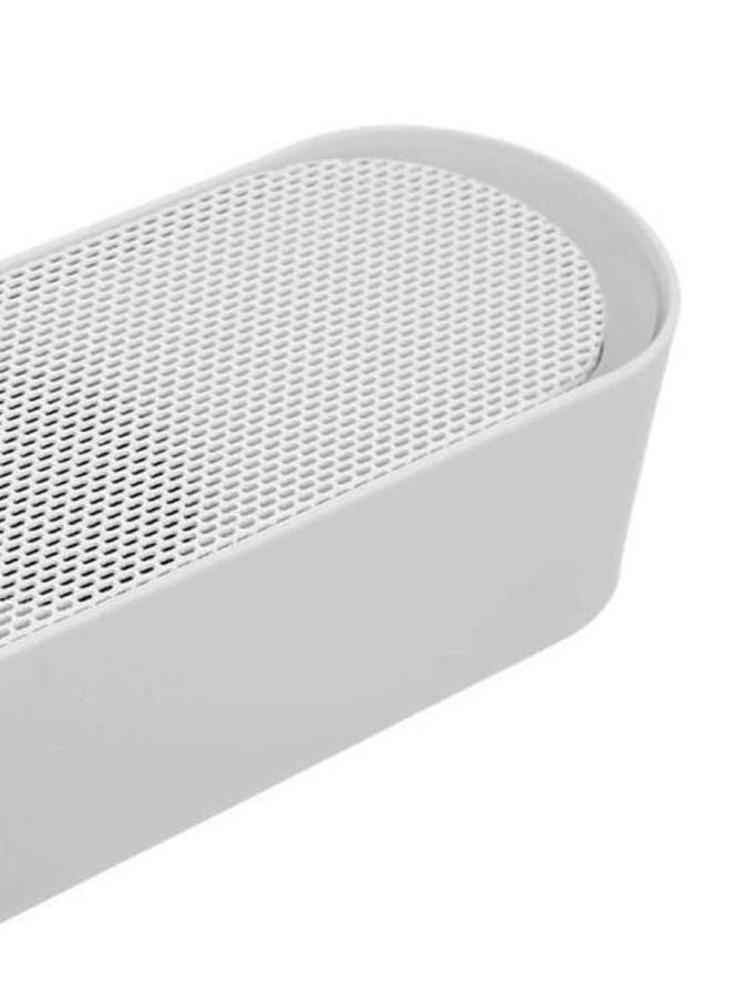 NIBEMINENT USB Powered Sound Computer Speaker With Mic White  - Image 2
