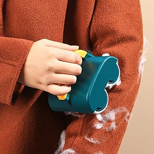 VALUEVIBES New Double Drum Lint Roller - Extra Sticky Lint Remover for Pet Hair, Clothes, Furniture, Dog & Cat Hair Removal, Easy-to-Peel Lint Brush (Green) - Image 4