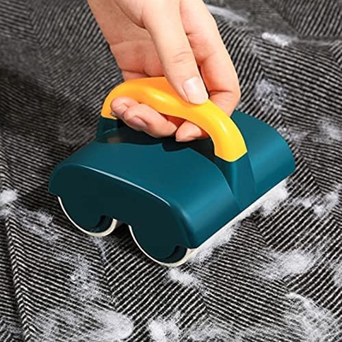 VALUEVIBES New Double Drum Lint Roller - Extra Sticky Lint Remover for Pet Hair, Clothes, Furniture, Dog & Cat Hair Removal, Easy-to-Peel Lint Brush (Green) - Image 3