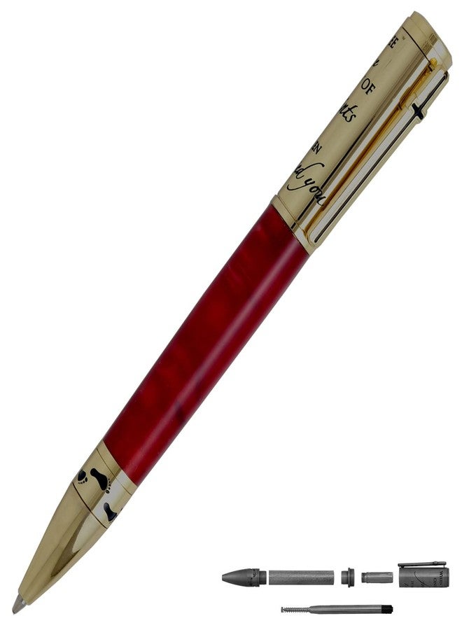 Penn State Industries PKFSANDGD Footprints In The Sand Twist Ballpoint Pen Kit Woodturning Project (Golden) - Image 4
