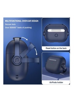 Generic NEW Case for Airpod Pro 2 Case Cover with Lock, for Airpods Pro 2nd Generation Case, Shockproof Cover for AirPods Pro 2 Case Music Kid (black)  - Image 2