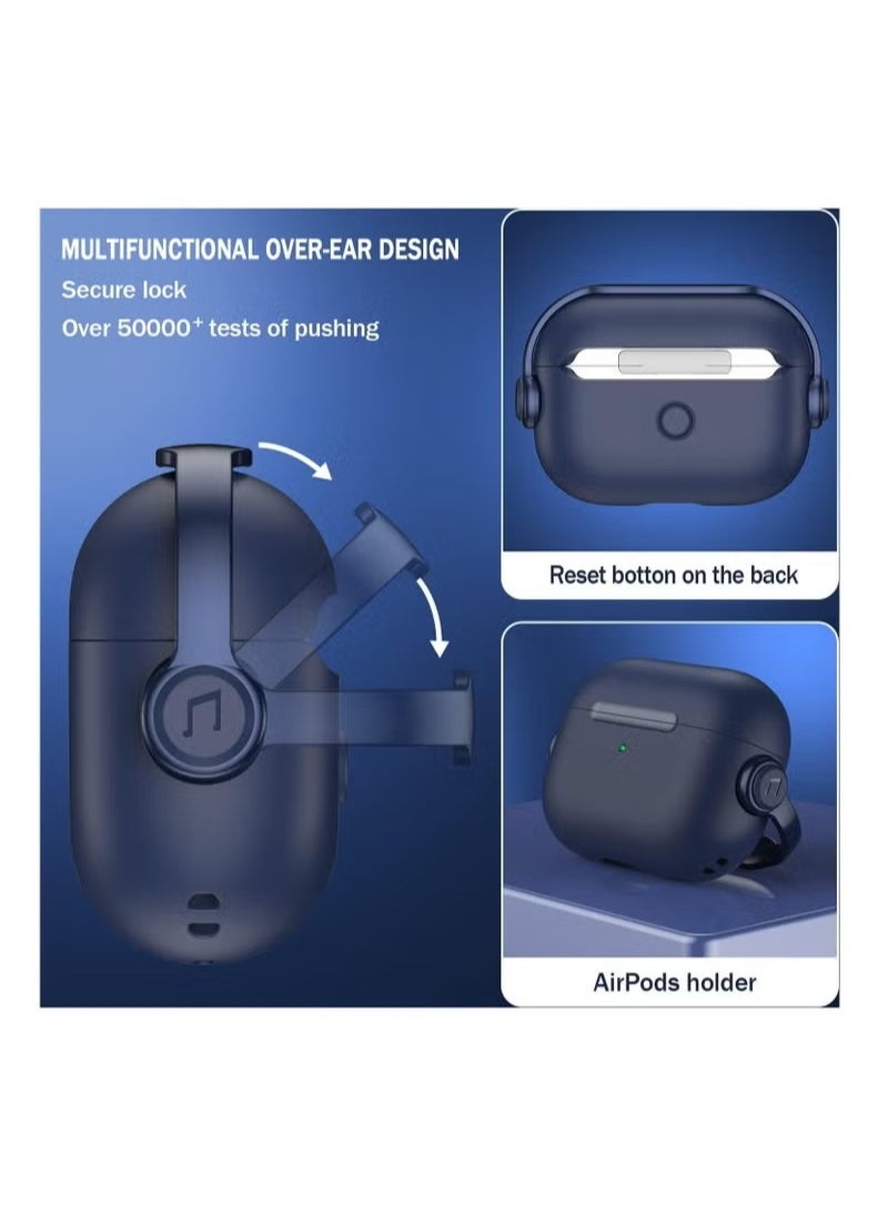 Generic NEW Case for Airpod Pro 2 Case Cover with Lock, for Airpods Pro 2nd Generation Case, Shockproof Cover for AirPods Pro 2 Case Music Kid (black)  - Image 2