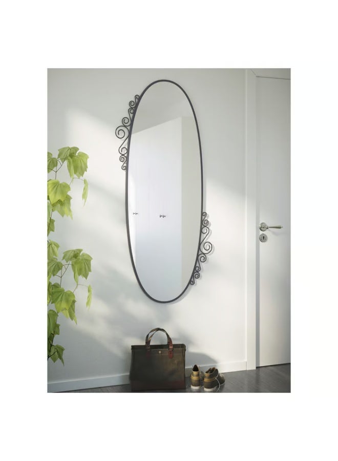 مرآة بيضاوية الشكل، 70×150 سم - Image 2