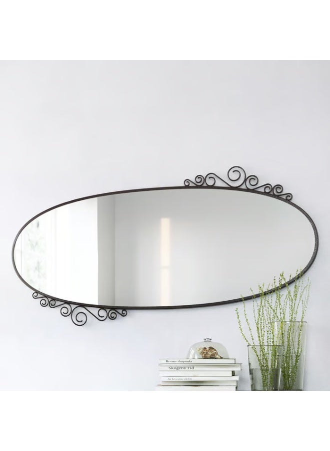 مرآة بيضاوية الشكل، 70×150 سم - Image 3