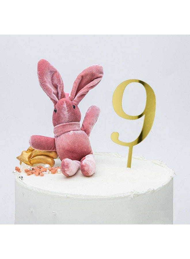 YOKIND 0-9 Number For Cake Topper, 20 Pcs Shiny Gold Acrylic Number Cake Toppers for Birthday Party Wedding Anniversary - Image 5