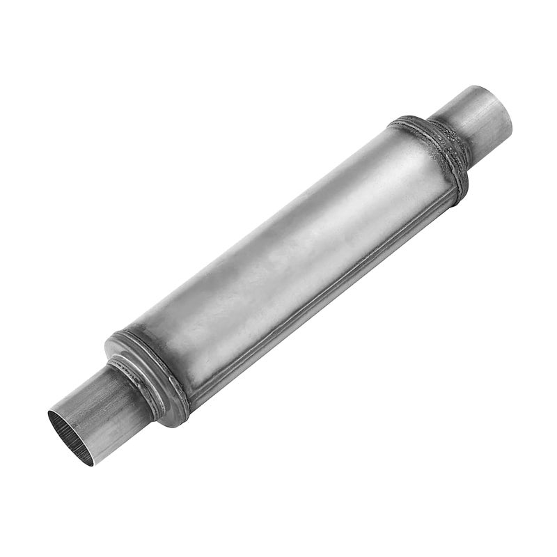 3 Exhaust MufflersUniversal 3in mufffler Stainless Steel Straight Through Design Performance Muffler3 inch Muffler Resonator Deep Sound for Carstruck3 Inlet 3 Outlet