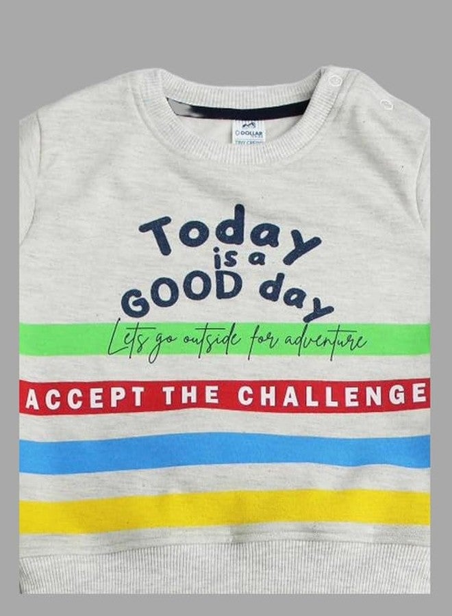 Dollar Junior Tiny Crews Baby Boys Casual T-Shirt Pant Set (KWRN10002_6-9M) Multicolour - Image 3