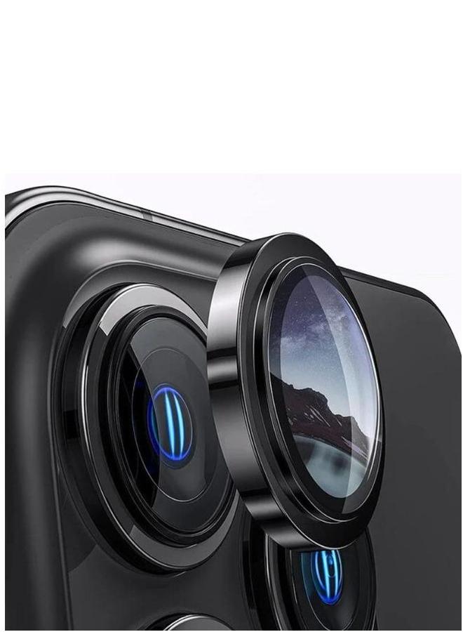 PROMASS Camera lens protector for iPhone 15 pro Tempered glass metal individual ring cover - Image 2