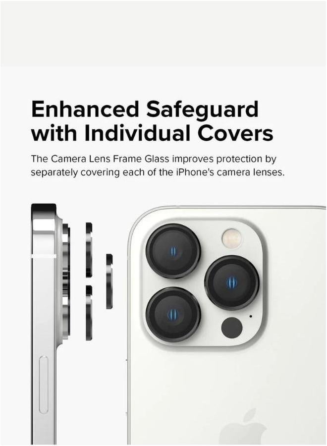 PROMASS Camera lens protector for iPhone 15 pro Tempered glass metal individual ring cover - Image 4