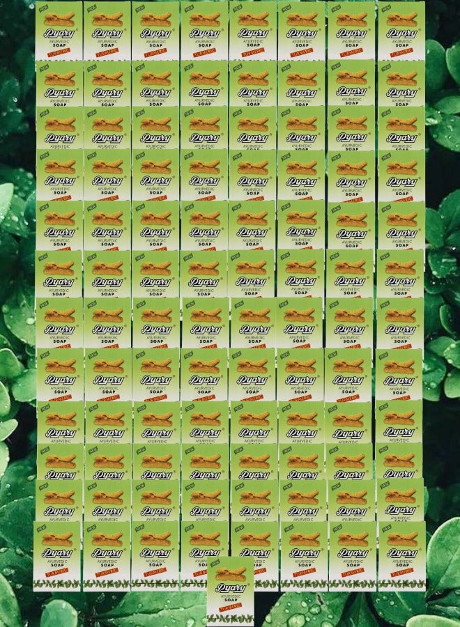 بياري 96 قطع صابون آيورفيدي كركم