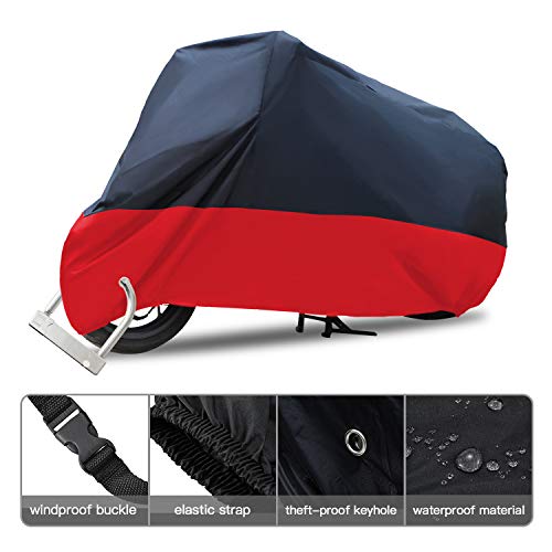 Rich Choices XXXL 116" Motorcycle Cover Waterproof for Harley Davidson Street Glide Touring Road King Electra Glide Classic - Image 2