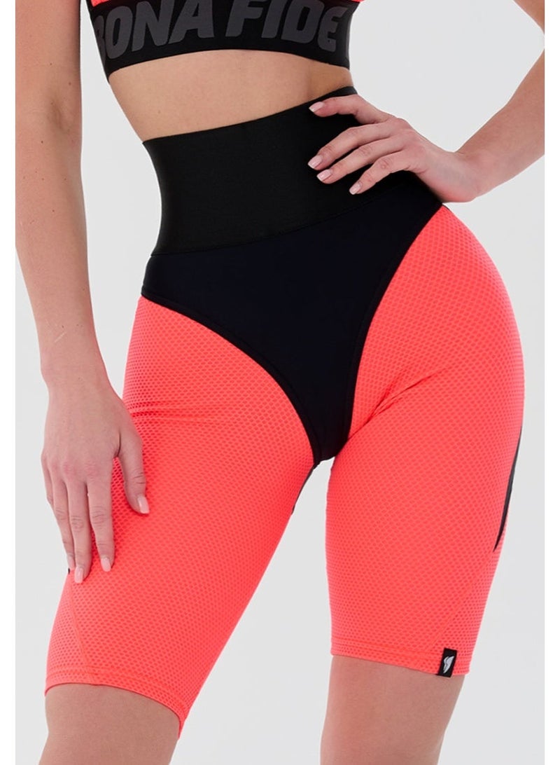 Bona Fide Premium Quality High Waist Biker Shorts for Women with Body Shape - Womens Shorts for Gym, Workout - Image 1