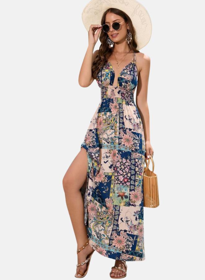YUNIQEE Floral Print Maxi Dress  - Image 4