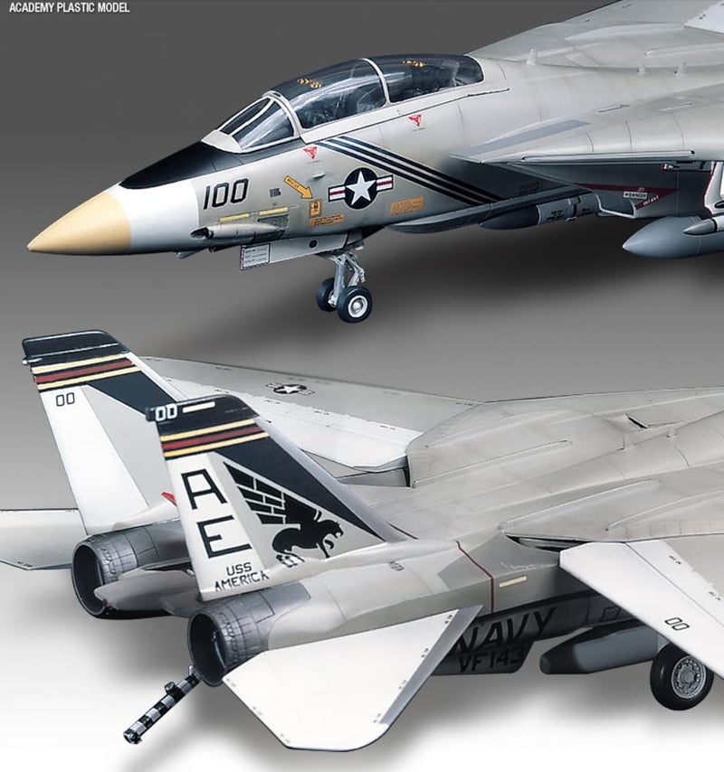 GSI Creos Academy ACA12253 1/48 F-14A U.s. Model Kit, Various - Image 2