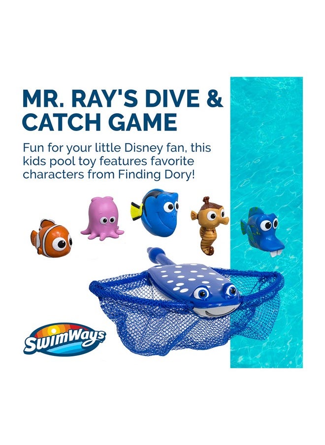 SwimWays SwimWays Disney Finding Dory Mr. Ray's Dive and Catch Game, Bath Toys and Pool Party Supplies for Kids Ages 5 and Up  - Image 2
