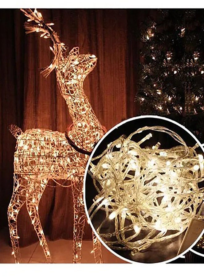 كابتن تيك - 100 LED وميض سلسلة ضوء أبيض 11 متر - Image 1