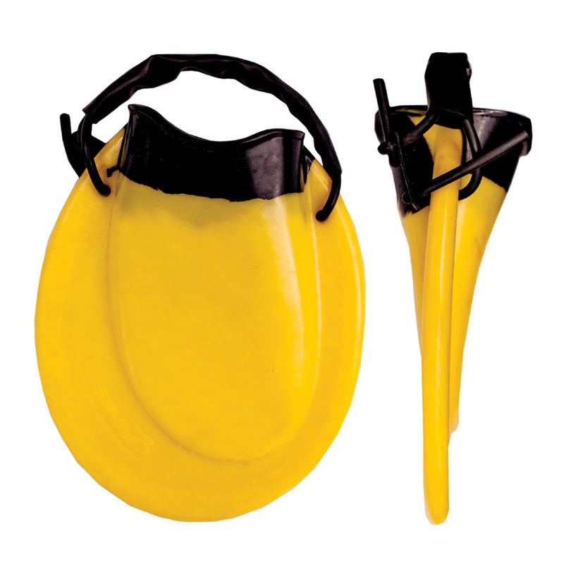 FINIS Positive Drive Swim Fins for All Four Strokes - Ergonomic Fit - Adjustable Heel Strap - Yellow - X-Small - Image 1