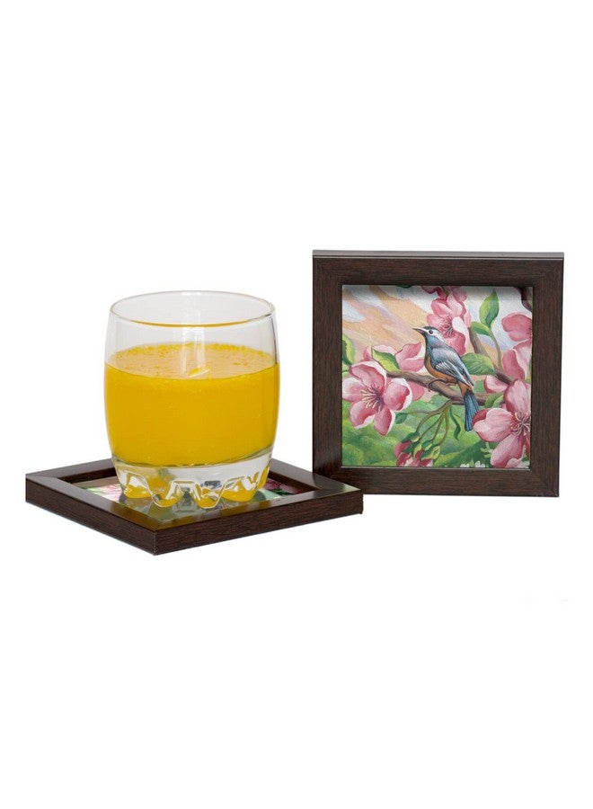Paper Plane Design Tea Coffee Coaster Set Wooden Decorative Coasters Set. Home and Office Wooden Coasters Design 52 - Image 3