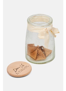 DEMDACO Dear Us Bubble Glass Keepsake Jar With Lid, Transparent  - Image 3